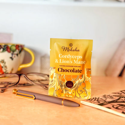 Morning Energy & Focus Mushroom Chocolates with Lion's Mane & Cordyceps